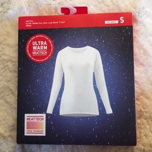 Ultra Warm Crew Neck Long Sleeve T Shirt Uniqlo